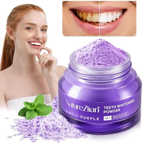 Teeth Whitening Powder - Teeth Whitening - Removes Stains - No Sensitivity - Enamel-Safe Toothpaste Power - Breath Freshener - for Coffee, Tea and Tobacco Stains 15g