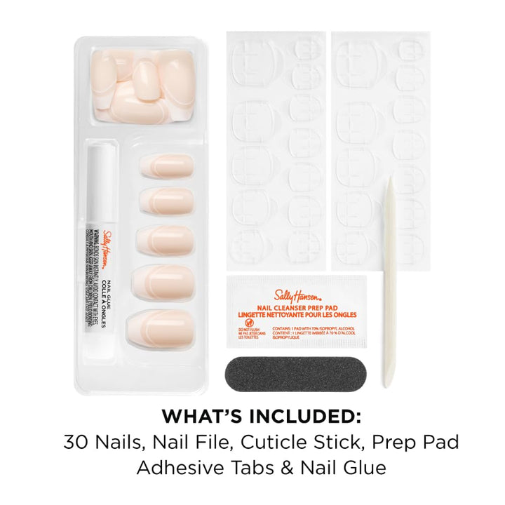 Sally Hansen Instant Cuticle Remover | Salon Effects Press-On Nails - 30 Designs