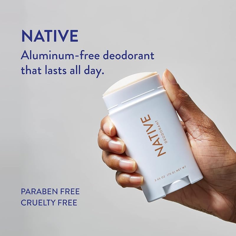 Native Deodorant | 72-Hour Odor Control | Aluminum-Free, Coconut & Vanilla, 3-Pack