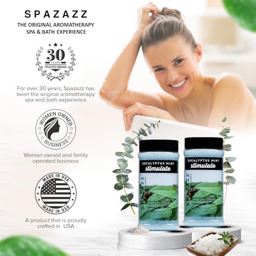 Spazazz Eucalyptus Mint Spa and Bath Crystals