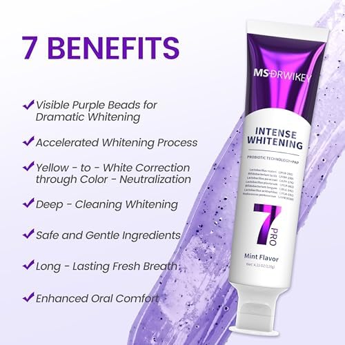 SP-6 Toothpaste, Cooling Fresh Breath, and 7-Pro Whitening Toothpaste Bundle | 6 Probiotics for Oral Health, Fluoride-Free, Safe for Enamel, Deep Whitening & Freshness