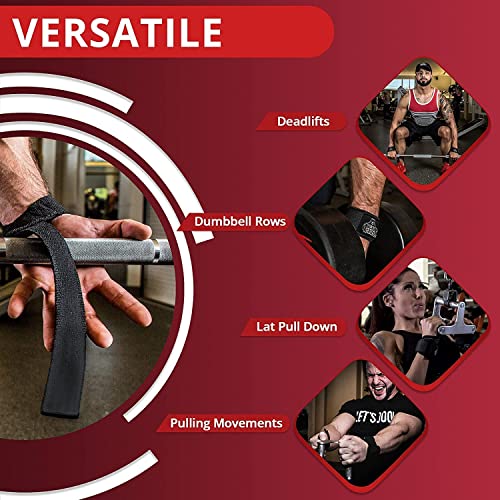 Bear Grips Lifting Straps Gym, Wrist Straps for Weightlifting, Gym Straps, Weightlifting Straps, Deadlift Straps, Weight Lifting Straps for Men, Weight Straps Lifting Women, 2 Lifting Strap | Blue