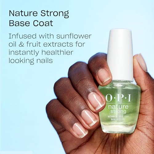 OPI Nature Strong Natural Origin Nail Polish | Opaque Bright Glitter & Shimmer Eco-Friendly Nail Polish | Plant Based, Vegan, Cruelty Free