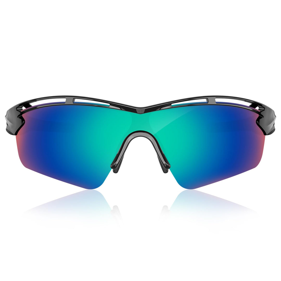 Polarized Sports Sunglasses for Men Women Youth Baseball Cycling Running Driving Fishing Tennis Golf Motor TAC UV400 TR90