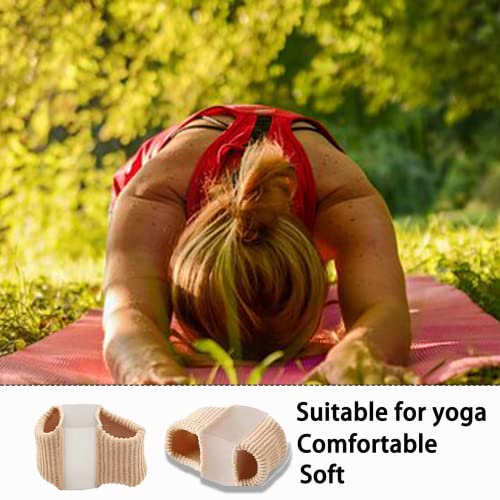 12 Packs Gel Toe Separators for Overlapping Toes, Toe Spacers for Bunions Bunion Corrector for Women and Men, 2 Loops Bunion Corrector for First Two Toes