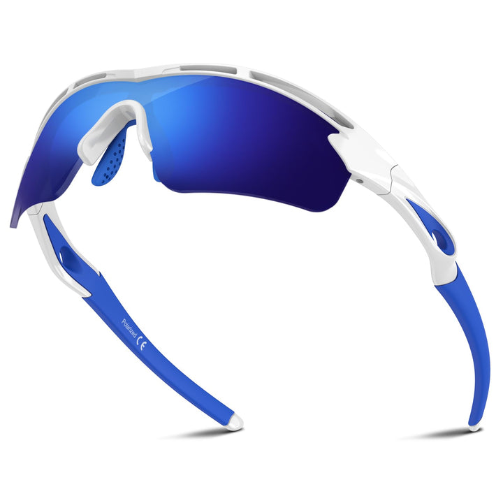 Polarized Sports Sunglasses for Men Women Youth Baseball Cycling Running Driving Fishing Tennis Golf Motor TAC UV400 TR90