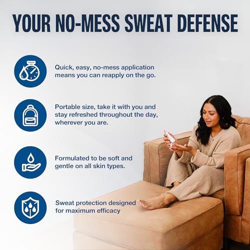 Carpe Sweat Absorbing Foot Lotion WITH APPLICATOR, A dermatologist-recommended solution to stop sweaty, smelly feet, Helps prevent blisters, Great for hyperhidrosis. 1 Tube + Applicator