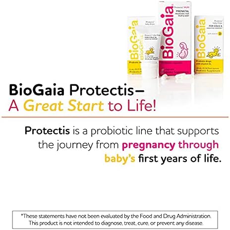 BioGaia Protectis Mum | A Prenatal Probiotic | Helpful for Mom & Baby | Support Baby's Developing Digestive & Immune Systems | Boosts Mom's Immune Defenses & Promotes Good Digestive Health | 30 Count