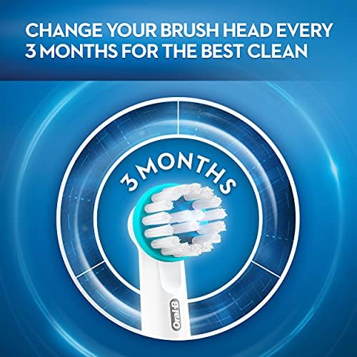 Oral-B Electric Toothbrush Replacement Head, Ortho, 1 Count (Pack of 1), White, for Braces, Compatible with Oral-B Vitality, Precision Clean, TriZone, Braun Electric Toothbrush