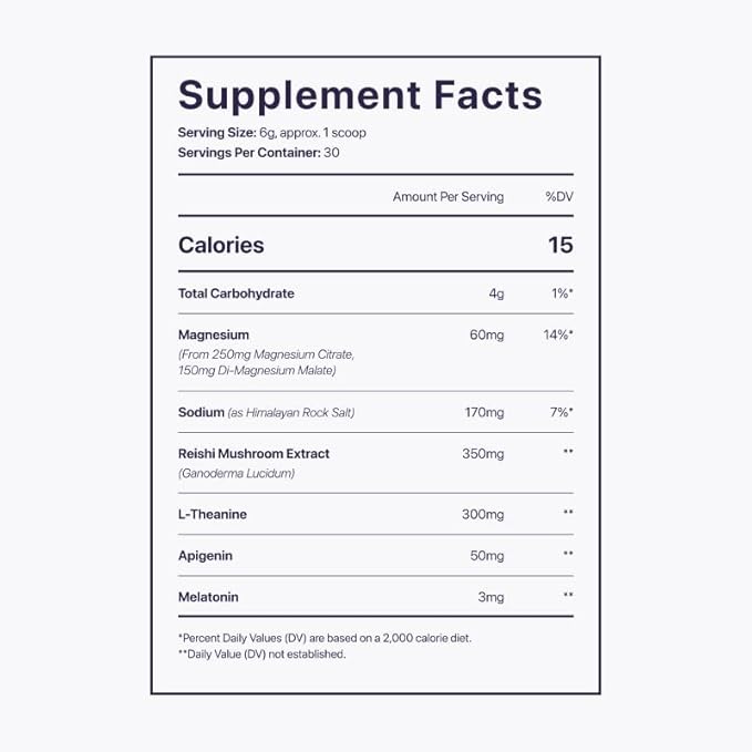 Beam Dream Sleep Powder, Sleep Supplement, Sleep Aids for Adults, Contains Magnesium, Melatonin, L Theanine, Apigenin, Natural Sleep Aid, Vegan, Non GMO, Dairy Free, 3rd Party Tested, 30 Servings