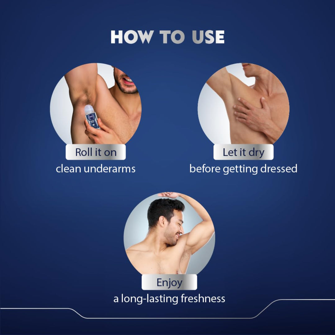 Nivea Men Protect And Care Roll On, 50Ml