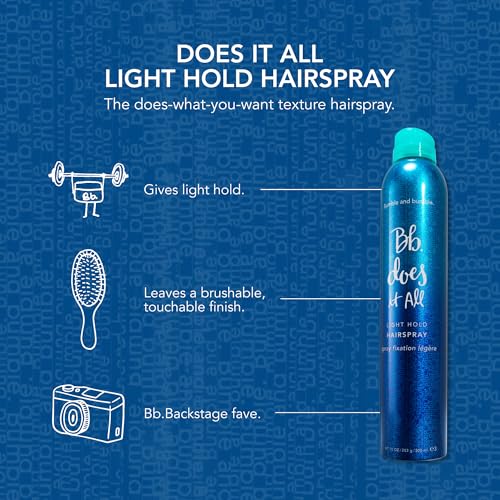 Bumble and bumble. Does It All Light Hold Hair Spray | Light Hold + Brushable Finish | Curly, Wavy, Straight, 10 Ounce