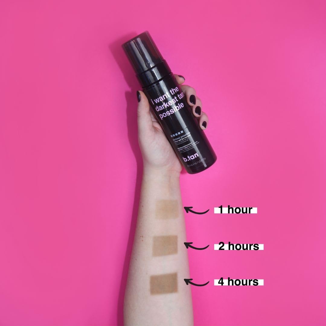 Ultra Dark Self Tanner Mousse Bundle | Fast 1-Hour Express Tanning Foam - 6.7 Fl Oz