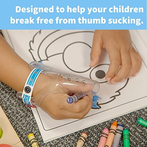 AeroThumb Stopper Kit – Thumb Sucking, Biting & Licking Deterrent for Babies to Toddlers – Thumb Sucking Guard for Bad Habit Prevention & Treatment – Small (Ages 4 & Under, Less Than 40 lbs.)