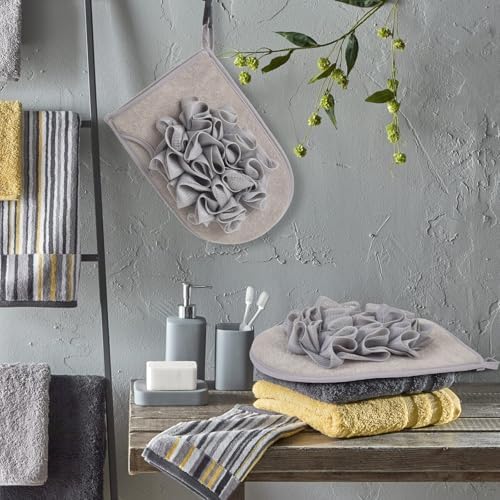 【New Upgrade】 Extra Large 2 Packs Bath Sponge, Sponge Loofah Body Scrubber, Shower Pouf Cleaning Loofah Sponge, Shower Use Sponge for Body Wash Bathroom, More Suitable for Men