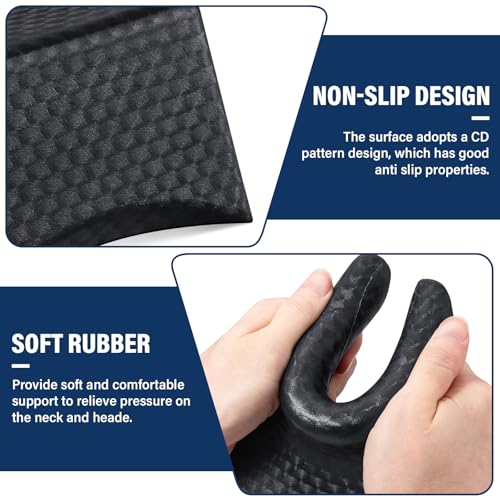 Shampoo Bowl Neck Rest, Salon Soft Silicon Neck Cushion Head Rest for Wash Basin, Professional Hair Spa Neck Support Shampoo Neckrest for Sink at Home Salon Barbershop Hair Washing Pillow