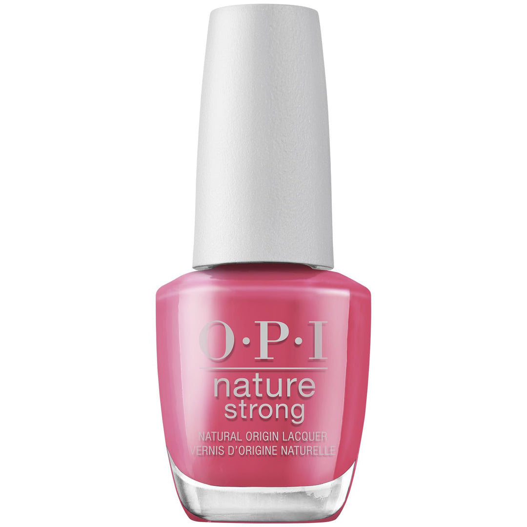 Opi Nature Strong Vegan Nail Polish, A Kick In The Bud, Pink Nail Polish, Natural Origin, Cruelty-Free Nail Lacquer, 0.5 Fl Oz.