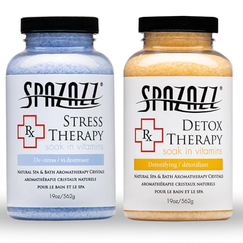 Spazazz Aromatherapy Spa and Bath Crystals 2Pk - Detox/Stress Therapy