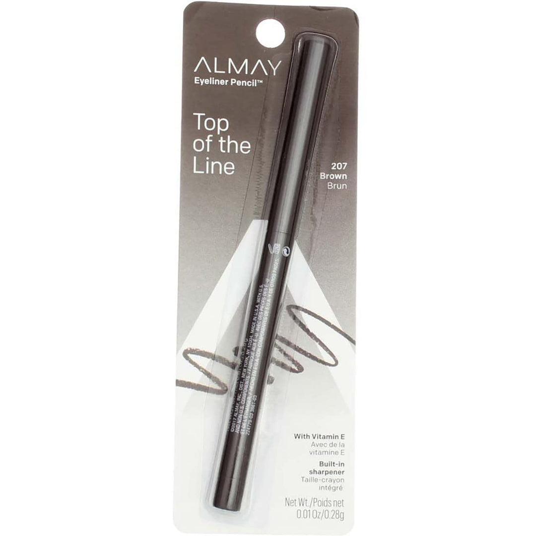 Almay Eyeliner Pencil, Brown [207], 0.01 Oz ( Pack Of 5)