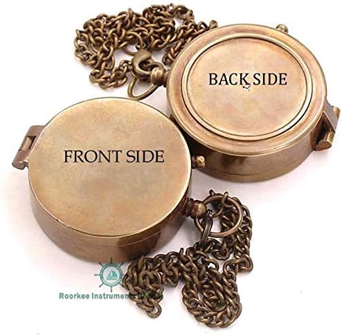 RII Compass with Leather Case with Love Quote/Gift for Him/Gift for Husband/Gift for Boyfriend