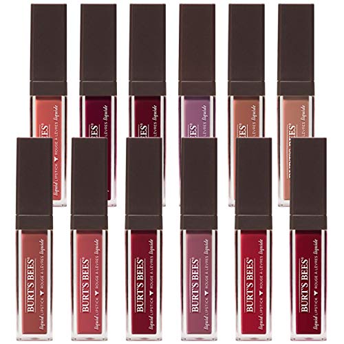 Burt's Bees 100% Natural Glossy Liquid Lipstick, Blush Brook, 1 Tube