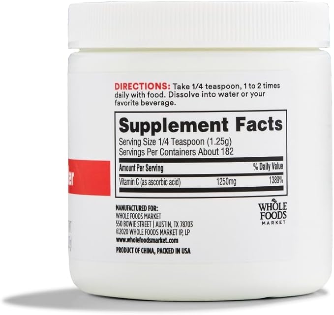 365 by Whole Foods Market, High Potency Vitamin C Powder, 8 Ounce