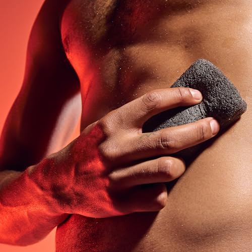 AKT The Konjac Sponge, Plant-Based Shower Sponge with Activated Charcoal, Exfoliating Body Sponge for Sensitive Skin, Natural, Shower Scrubber, Compostable Sponge, Bath Essential