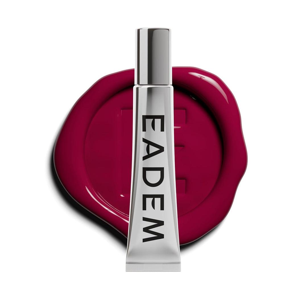 EADEM Le Chouchou Lip Softening Balm, Moisturizing Lip Gloss for Women, Lip Mask, Overnight Hydrating Luxury Lip Balm, 0.5 oz, Bissap Glaze