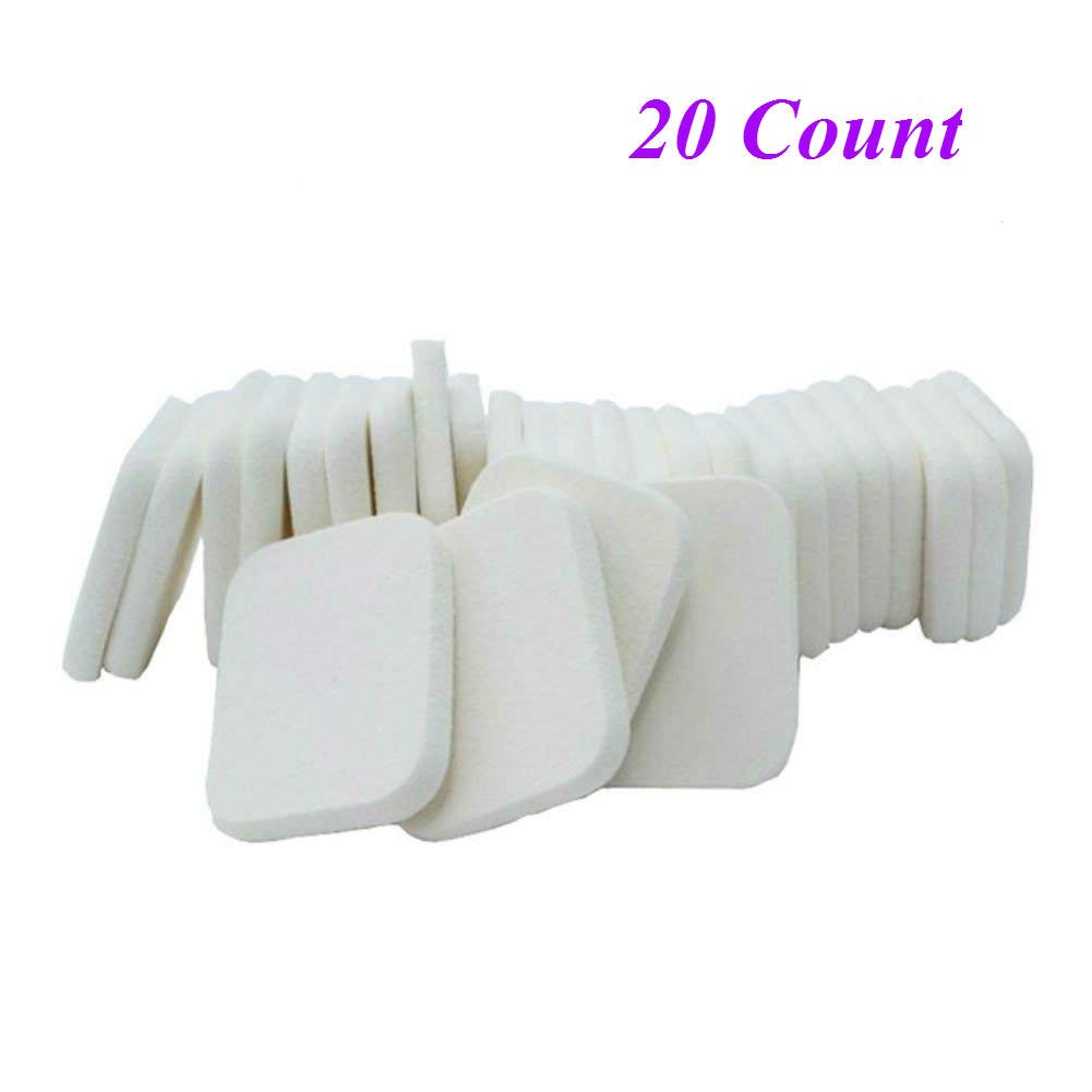 Aysekone Rectangle Women Lady Beauty Makeup Foundation Powder Puff Facial Face Soft Sponge Cosmetic Puff (White Color)
