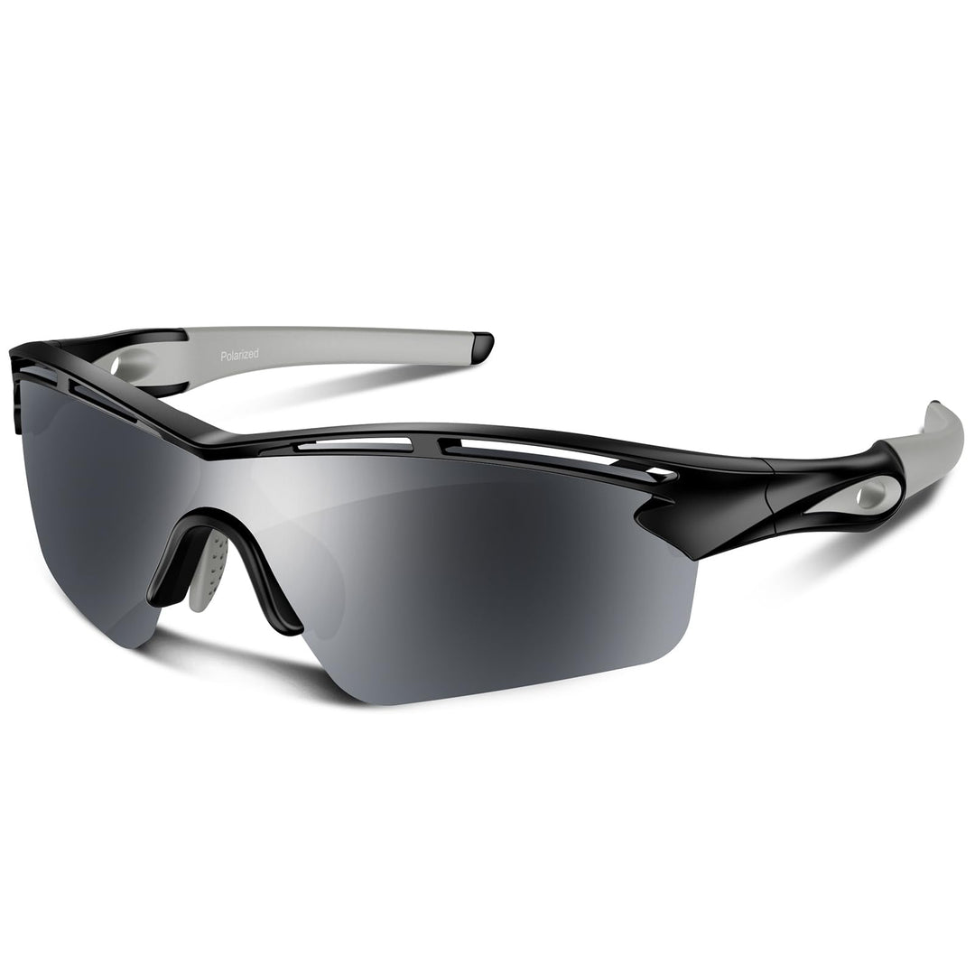 Polarized Sports Sunglasses for Men Women Youth Baseball Cycling Running Driving Fishing Tennis Golf Motor TAC UV400 TR90
