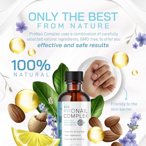 Pronail Complex - Original Formula Toenail Treatment Pronail Complex Liquid Drops Premium Formula Extra Strength, Pro Nail Complex Oil Liquid Drop All Natural Support, 1 Bottle for 1 Month