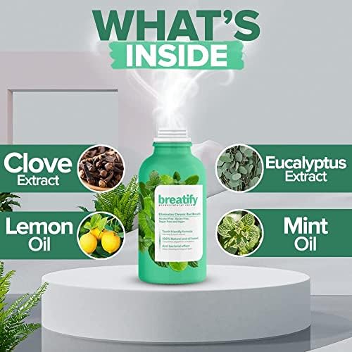 Bad Breath Treatment – Dry and Bad Mouth Smell Removing Drops – Easy to Carry and Handy Fresh Breath Oil serum, 20 mL, 0.68 Oz (Pack of 1, 0.68 Oz)