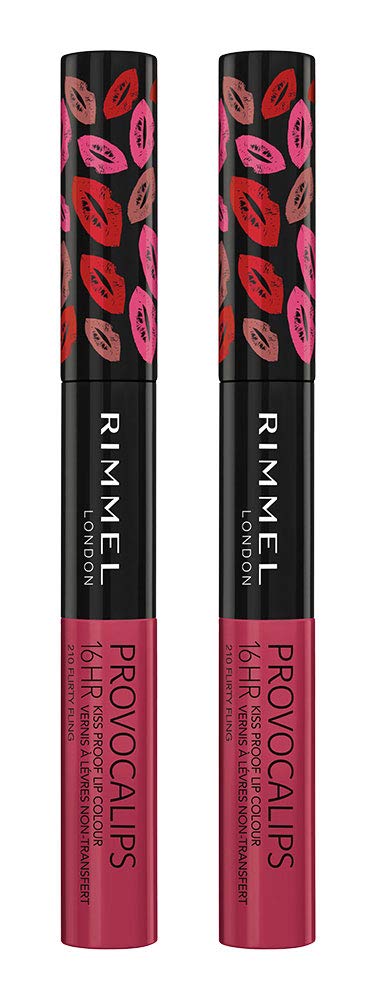 Rimmel Provocalips Lip Colour, Flirty Fling, 0.14 Fluid Ounce (Pack Of 2)