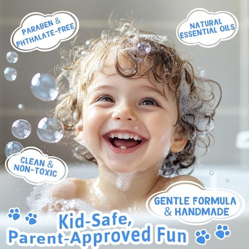 Bath Bombs for Kids with Surprise Inside, 24 Pack Kids BathBombs with Puppy & Cat Toys, Child-Safe Natural Bath Bombs with Toys Inside for Girls and Boys, Birthday Party Favors