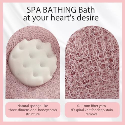 Super Soft Sunflower Suction Cup Bath Ball, 2025 New Bath Cleaning Brush, 2-in-1 Sponge Mesh Pouf Ball Body Scrubber, Shower Gloves Exfoliating Accessories for Men and Women
