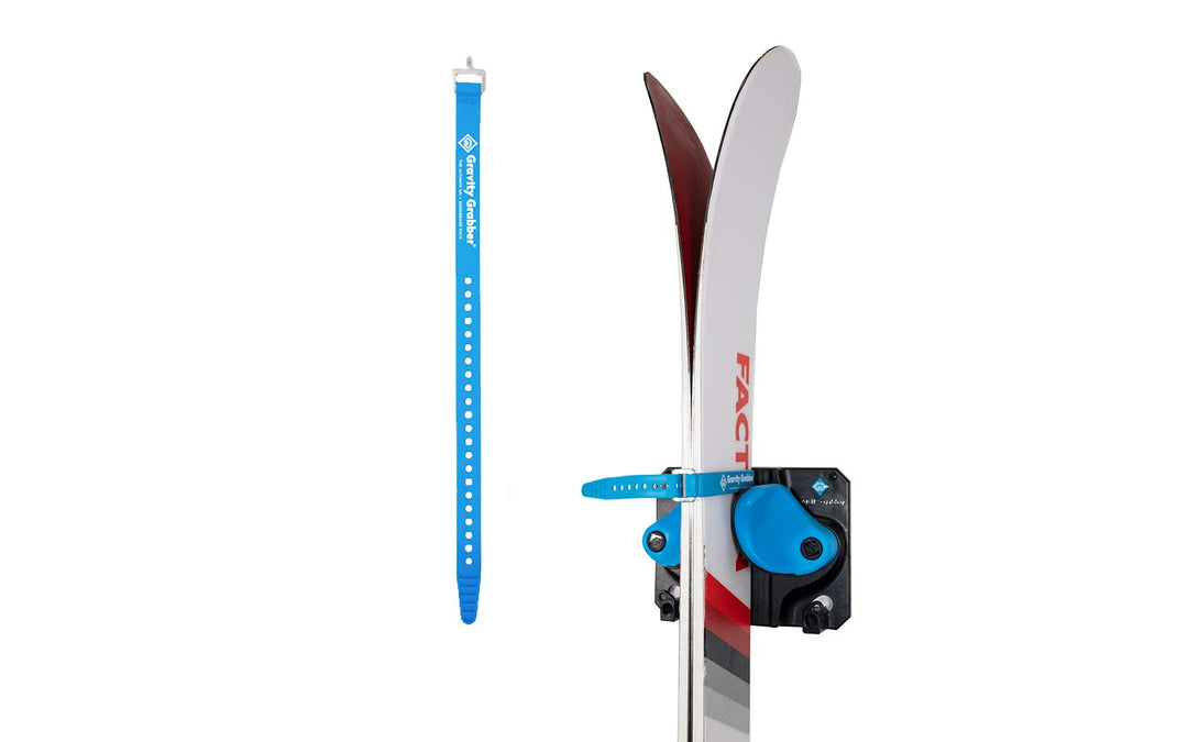 Gravity Grabber 15" Voile Strap with Aluminum Buckle | Super Strong, UV-Resistant Polyurethane Strap | Holds Tension | Multi-Use Strap | Secure, Bundle, Repair (Cyan, 1-Pack)