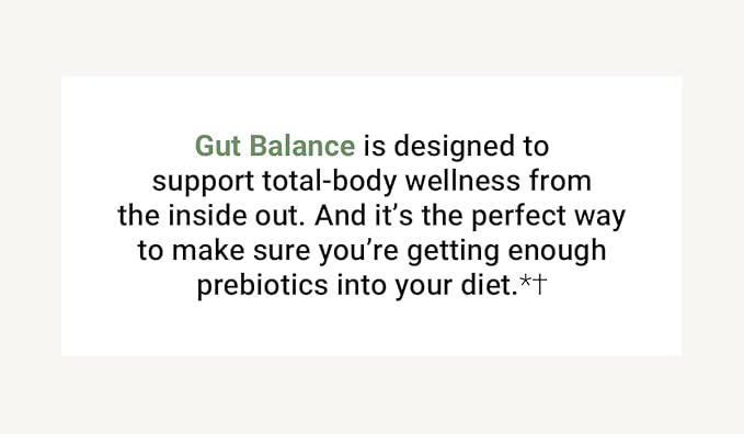 ACTIVATEDYOU Gut Balance Prebiotic Fiber Blend- Helps Regulate & Support Digestive Health & Promote Sustained Energy, Men and Women’s Prebiotics for Gut Health - (120 Capsules)
