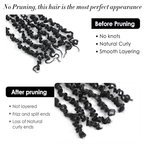 Yanky Twist Crochet Hair - (8+10+12inch)*3,Total 9 packs,Natural Black,Pre-Looped Yankee Twist Mini Passion Twist,Pre-Twisted Micro Spring Twist,Boho Senegalese Twist Crochet Hair with Curly Ends(1B#)