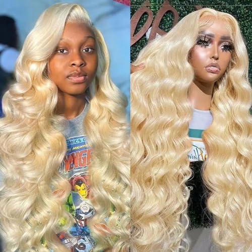 Fayniss 613 Blonde Wig Human Hair 180% Density 13X6 Body Wave Lace Front Wigs Human Hair Glueless Wigs Human Hair Pre Plucked Wi