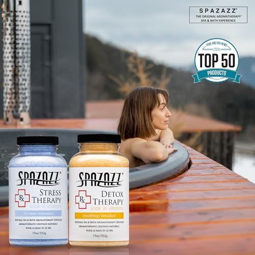 Spazazz Aromatherapy Spa and Bath Crystals 2Pk - Detox/Stress Therapy