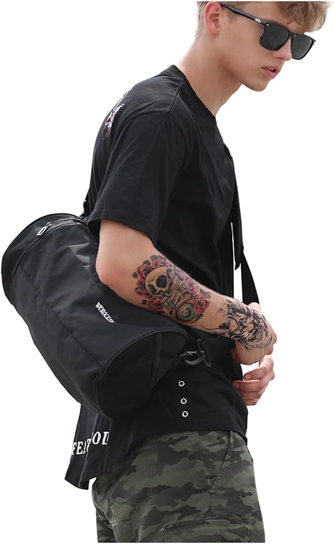 Sports Gym Bag for Men and Women Workout Bags Mens Gym Bag Black Small