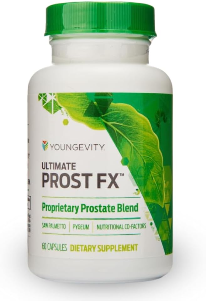 Youngevity Ultimate Prost Fx™ - Saw Palmetto + 9 Herb Blend for Men's Prostate Health - DHT Support - Urinary and Prostate Supplement - 60 Capsules (Pack of 1)