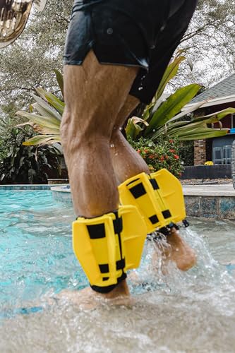 Aquastrength Hydro-Tone Total Body Pool Exercise System | Isokinetic Functional Water Weights | Build Muscle - Easy on Joints | Water Aerobics | Quick Start Guide (Black)