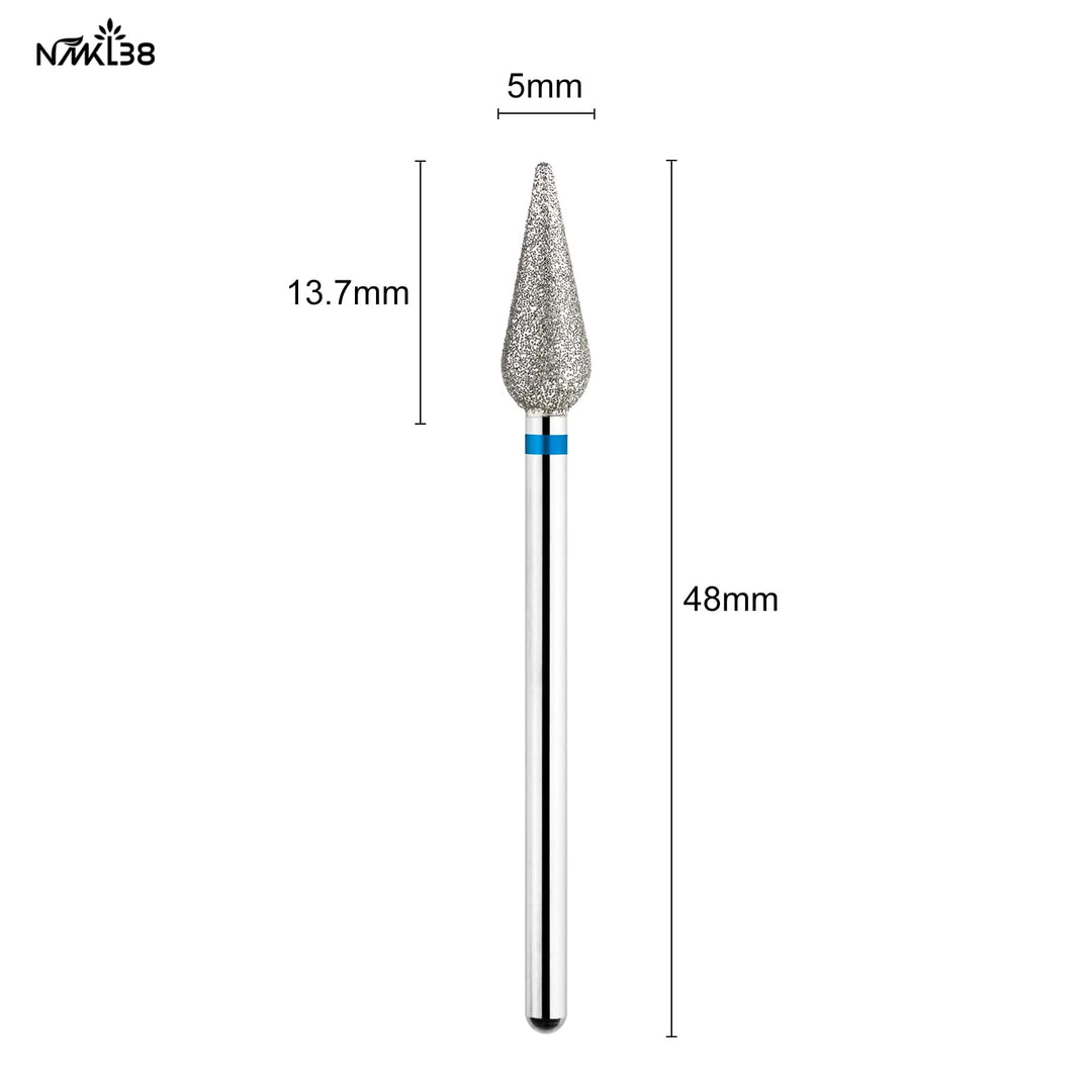 NMKL38 Diomond Nail Drill bit for Manicure and Pedicure Russian Electric File bits Cuticle Cleaner Tools