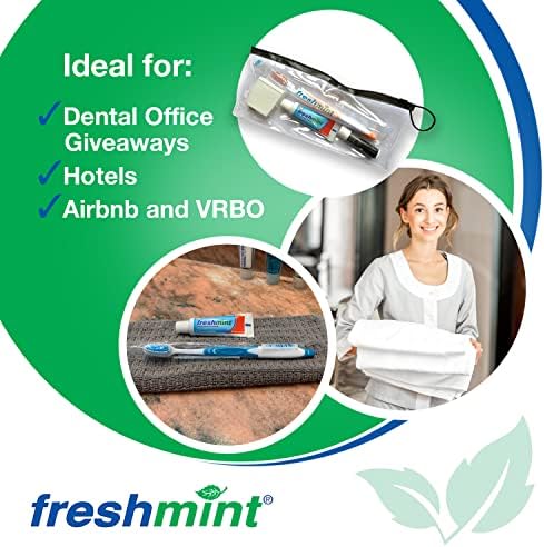 Freshmint® 144 Tubes of 0.85 oz. Premium Anticavity Fluoride Toothpaste with Safety Seal (ADA Accepted)