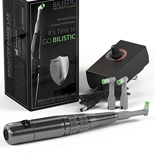 Bilistic Pro Series Dental Tooth Polisher | Professional Dental Teeth Cleaning & Bleaching Modern Electric Toothbrush Corded | Removes Buildup and Freshens Breath