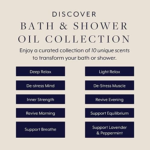 Aromatherapy Associates Essential Oil Blends – Luxury Shower and Body Oils for Dry Skin, Daily Aromatherapy Care for Men & Women, 10-Pack (0.10 fl oz Each) in Decorative Gift Box