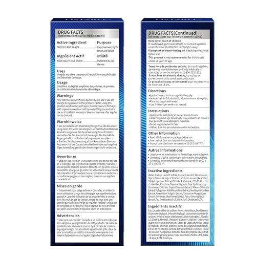 Dandruff Shampoo for Men and Women, Anti-Fungal Shampoo for Psoriasis & Seborrheic Dermatitis – Scalp Treatment for Itching, Flaking & Redness Relief, 300ML