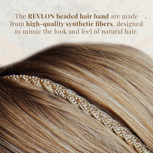 REVLON Hair Jeweled Braidband Ready to Wear (Black)