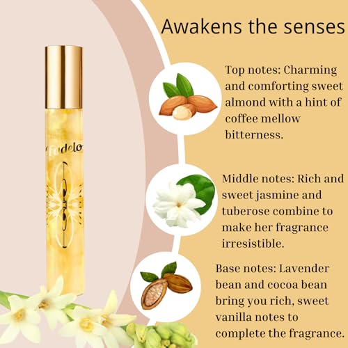 Enhanced Scent Perfume for Women Infused with Premium Pheromones - Roll-On Fragrance to Enhance Confidence and Attract Men